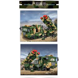 LE YI 81018 TÊN LỬA PHÒNG KHÔNG HONGQI-9 bộ đồ chơi xếp lắp ráp ghép mô hình Military Army HQ-9 ANTI-AIRCRAFT MISSILES SYSTEM Quân Sự Bộ Đội 638 khối