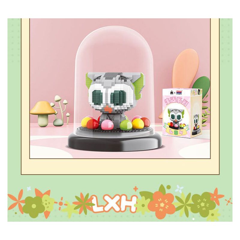 BALODY 18318 CUỘC ĐỜI CỦA LUO XIAOHEI BURGER bộ đồ chơi xếp lắp ráp ghép mô hình Movie & Game Phim Và Trò Chơi 698 khối