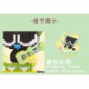 BALODY 18318 CUỘC ĐỜI CỦA LUO XIAOHEI BURGER bộ đồ chơi xếp lắp ráp ghép mô hình Movie & Game Phim Và Trò Chơi 698 khối