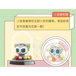 BALODY 18319 CUỘC ĐỜI CỦA LẠC TIỂU HẮC VUA KẸO bộ đồ chơi xếp lắp ráp ghép mô hình Movie & Game Phim Và Trò Chơi