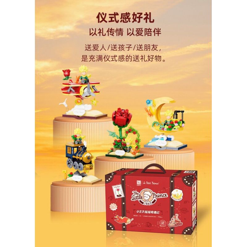 PANTASY 86325 NHỮNG CUỘC PHIÊU LƯU CỦA HOÀNG TỬ BÉ bộ đồ chơi xếp lắp ráp ghép mô hình