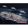 FEMIBOX S43003 43003 003 TÀU SÂN BAY PHÚC KIẾN tỷ lệ 1:375 bộ đồ chơi xếp lắp ráp ghép mô hình Military Army PLANAVY 003 Quân Sự Bộ Đội 1980 khối