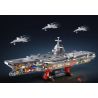 FEMIBOX S43003 43003 003 TÀU SÂN BAY PHÚC KIẾN tỷ lệ 1:375 bộ đồ chơi xếp lắp ráp ghép mô hình Military Army PLANAVY 003 Quân Sự Bộ Đội 1980 khối