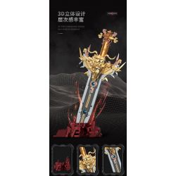 KOZOSHA 212224 THANH KIẾM CỦA VUA bộ đồ chơi xếp lắp ráp ghép mô hình THE SWORD OF KINGS 1142 khối