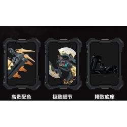 JMBRICKLAYER 70169 KOZOSHA 212225 RÌU CỦA ODIN bộ đồ chơi xếp lắp ráp ghép mô hình 1322 khối