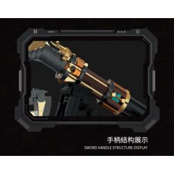 JMBRICKLAYER 70169 KOZOSHA 212225 RÌU CỦA ODIN bộ đồ chơi xếp lắp ráp ghép mô hình 1322 khối