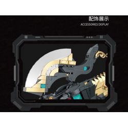 JMBRICKLAYER 70169 KOZOSHA 212225 RÌU CỦA ODIN bộ đồ chơi xếp lắp ráp ghép mô hình 1322 khối