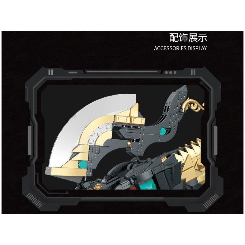 JMBRICKLAYER 70169 KOZOSHA 212225 RÌU CỦA ODIN bộ đồ chơi xếp lắp ráp ghép mô hình 1322 khối