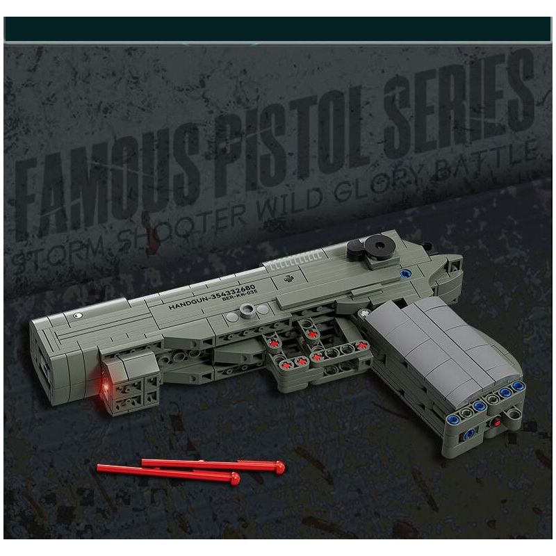 Kazi KY88035 88035 SÚNG NGẮN BORETTA M92F bộ đồ chơi xếp lắp ráp ghép mô hình Military Army Quân Sự Bộ Đội 360 khối Kazi KY88035 88035 SÚNG NGẮN BORETTA M92F bộ đồ chơi xếp lắp ráp ghép mô hình Military Army Quân Sự Bộ Đội 360 khối