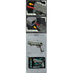 Kazi KY88035 88035 SÚNG NGẮN BORETTA M92F bộ đồ chơi xếp lắp ráp ghép mô hình Military Army Quân Sự Bộ Đội 360 khối Kazi KY88035 88035 SÚNG NGẮN BORETTA M92F bộ đồ chơi xếp lắp ráp ghép mô hình Military Army Quân Sự Bộ Đội 360 khối