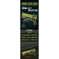 Kazi KY88036 88036 SÚNG LỤC TỰ ĐỘNG KOCH USP bộ đồ chơi xếp lắp ráp ghép mô hình Military Army HK_USP Quân Sự Bộ Đội 362 khối Kazi KY88036 88036 SÚNG LỤC TỰ ĐỘNG KOCH USP bộ đồ chơi xếp lắp ráp ghép mô hình Military Army HK_USP Quân Sự Bộ Đội 362 khối