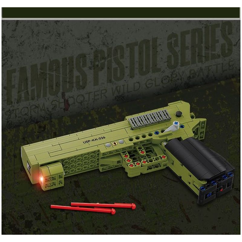 Kazi KY88036 88036 SÚNG LỤC TỰ ĐỘNG KOCH USP bộ đồ chơi xếp lắp ráp ghép mô hình Military Army HK_USP Quân Sự Bộ Đội 362 khối Kazi KY88036 88036 SÚNG LỤC TỰ ĐỘNG KOCH USP bộ đồ chơi xếp lắp ráp ghép mô hình Military Army HK_USP Quân Sự Bộ Đội 362 khối