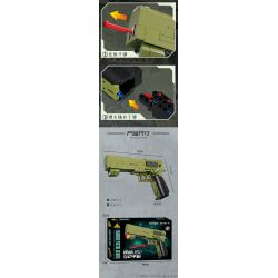 Kazi KY88036 88036 SÚNG LỤC TỰ ĐỘNG KOCH USP bộ đồ chơi xếp lắp ráp ghép mô hình Military Army HK_USP Quân Sự Bộ Đội 362 khối Kazi KY88036 88036 SÚNG LỤC TỰ ĐỘNG KOCH USP bộ đồ chơi xếp lắp ráp ghép mô hình Military Army HK_USP Quân Sự Bộ Đội 362 khối