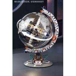 JAKI CK003 KHÔNG GIAN VUI NHỘN QUẢ CẦU BÌNH MINH tỷ lệ 1:64000000 bộ đồ chơi xếp lắp ráp ghép mô hình