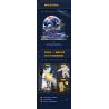 JAKI CK241 SPACE FUN BỘ KỶ NIỆM BÌNH MINH GIỮA CÁC VÌ SAO tỷ lệ 1:64000000 bộ đồ chơi xếp lắp ráp ghép mô hình