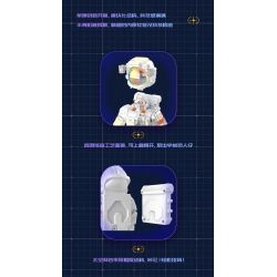 JAKI CK241 SPACE FUN BỘ KỶ NIỆM BÌNH MINH GIỮA CÁC VÌ SAO tỷ lệ 1:64000000 bộ đồ chơi xếp lắp ráp ghép mô hình