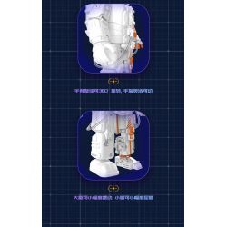 JAKI CK241 SPACE FUN BỘ KỶ NIỆM BÌNH MINH GIỮA CÁC VÌ SAO tỷ lệ 1:64000000 bộ đồ chơi xếp lắp ráp ghép mô hình