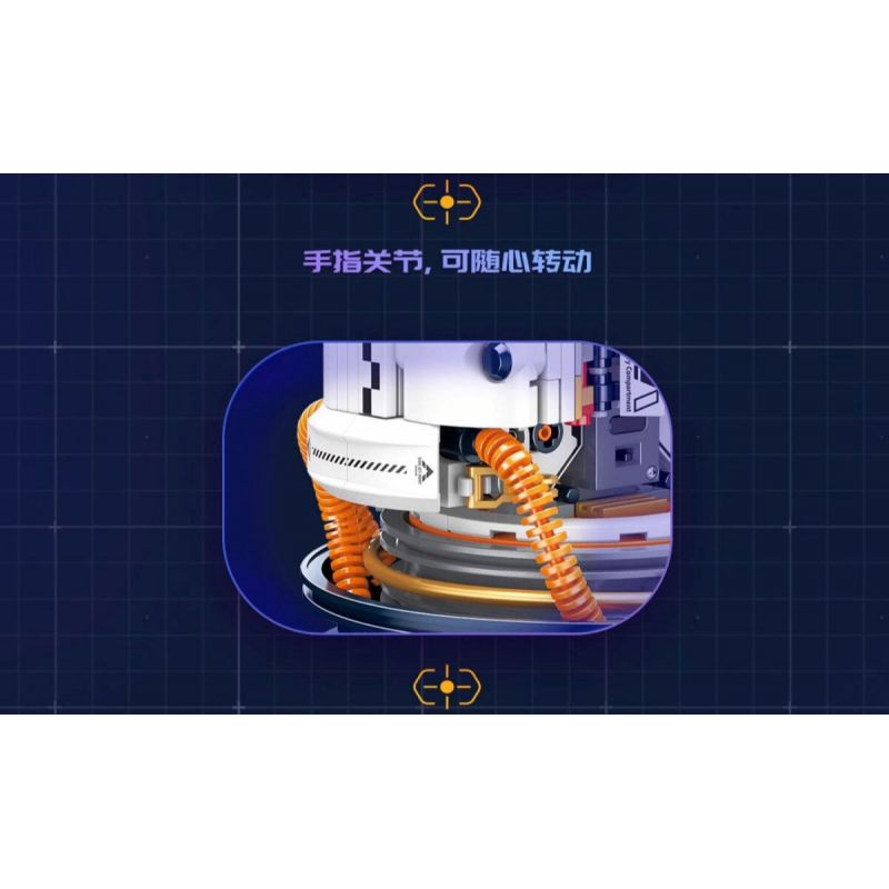 JAKI CK241 SPACE FUN BỘ KỶ NIỆM BÌNH MINH GIỮA CÁC VÌ SAO tỷ lệ 1:64000000 bộ đồ chơi xếp lắp ráp ghép mô hình