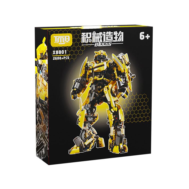 TMQ X8801 8801 10751 SÁNG TẠO CƠ KHÍ WASP MECHA bộ đồ chơi xếp lắp ráp ghép mô hình Technic Kỹ Thuật Công Nghệ Cao Mô Hình Phương Tiện 2688 khối