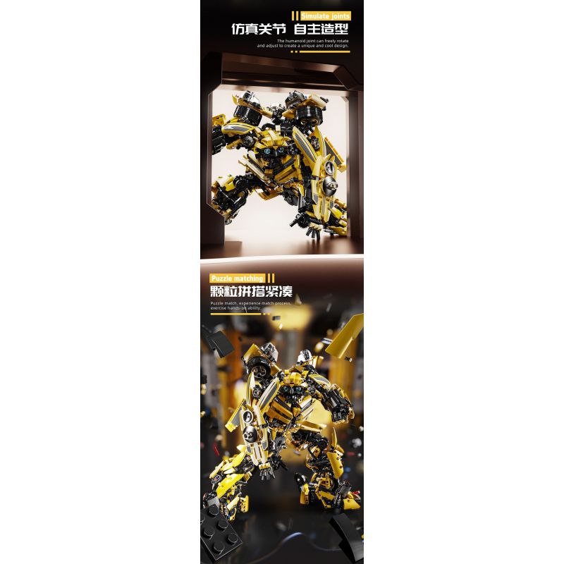 TMQ X8801 8801 10751 SÁNG TẠO CƠ KHÍ WASP MECHA bộ đồ chơi xếp lắp ráp ghép mô hình Technic Kỹ Thuật Công Nghệ Cao Mô Hình Phương Tiện 2688 khối