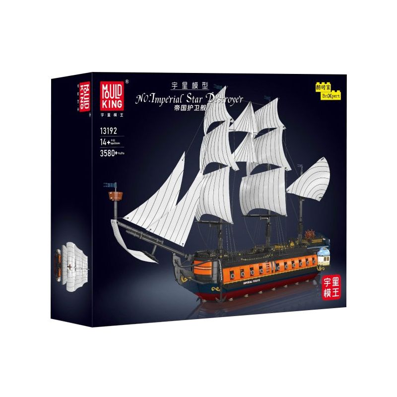 MouldKing 13192 Mould King 13192 non Lego TÀU KHU TRỤC ĐẾ QUỐC bộ đồ chơi xếp lắp ráp ghép mô hình Pirates Of The Caribbean IMPERIAL STAR DESTROYER Cướp Biển Vùng Caribe 3580 khối