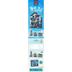 MorkModel 20201 Mork Model 20201 BIỆT THỰ NGHỈ DƯỠNG 3 TRONG 1 VEN BIỂN bộ đồ chơi xếp lắp ráp ghép mô hình Creator BEACH HOUSE Sáng Tạo 813 khối