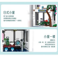 MorkModel 20201 Mork Model 20201 BIỆT THỰ NGHỈ DƯỠNG 3 TRONG 1 VEN BIỂN bộ đồ chơi xếp lắp ráp ghép mô hình Creator BEACH HOUSE Sáng Tạo 813 khối