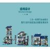 MorkModel 20201 Mork Model 20201 BIỆT THỰ NGHỈ DƯỠNG 3 TRONG 1 VEN BIỂN bộ đồ chơi xếp lắp ráp ghép mô hình Creator BEACH HOUSE Sáng Tạo 813 khối