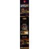 MorkModel 028005 Mork Model 028005 SÁCH TÀU STEAMPUNK bộ đồ chơi xếp lắp ráp ghép mô hình STEAMPUNK TRAIN BOOKEND 1252 khối
