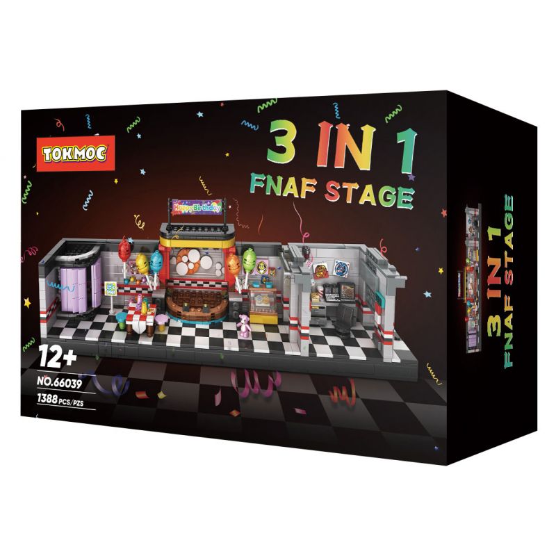 TOKMOC 66039 CẢNH GẤU bộ đồ chơi xếp lắp ráp ghép mô hình 1388 khối