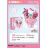 KEEPPLEY K20841 20841 KEM ỐC QUẾ SANRIO NÓN DÂU TÂY GIÒN bộ đồ chơi xếp lắp ráp ghép mô hình SANRIO CHARACTERS 132 khối