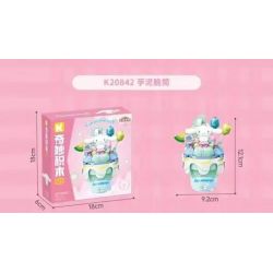 KEEPPLEY K20842 20842 KEM ỐC QUẾ SANRIO NÓN KHOAI MÔN GIÒN bộ đồ chơi xếp lắp ráp ghép mô hình SANRIO CHARACTERS 101 khối