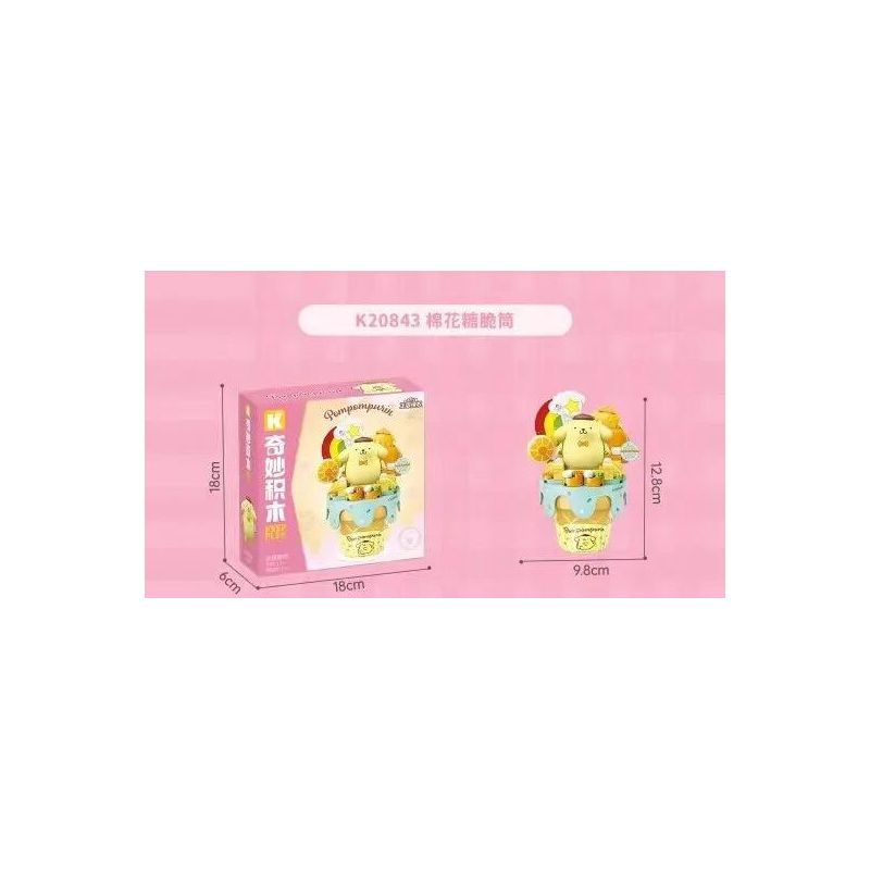 KEEPPLEY K20842 20842 KEM ỐC QUẾ SANRIO NÓN KHOAI MÔN GIÒN bộ đồ chơi xếp lắp ráp ghép mô hình SANRIO CHARACTERS 101 khối