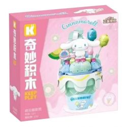 KEEPPLEY K20843 20843 KEM ỐC QUẾ SANRIO GIÒN MARSHMALLOW bộ đồ chơi xếp lắp ráp ghép mô hình SANRIO CHARACTERS 153 khối