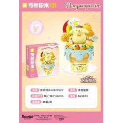 KEEPPLEY K20844 20844 KEM ỐC QUẾ SANRIO GIÒN MÀU CAM bộ đồ chơi xếp lắp ráp ghép mô hình SANRIO CHARACTERS 114 khối