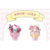 KEEPPLEY K20844 20844 KEM ỐC QUẾ SANRIO GIÒN MÀU CAM bộ đồ chơi xếp lắp ráp ghép mô hình SANRIO CHARACTERS 114 khối