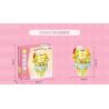 KEEPPLEY K20844 20844 KEM ỐC QUẾ SANRIO GIÒN MÀU CAM bộ đồ chơi xếp lắp ráp ghép mô hình SANRIO CHARACTERS 114 khối