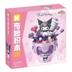 KEEPPLEY K20845 20845 KEM ỐC QUẾ SANRIO GIÒN bộ đồ chơi xếp lắp ráp ghép mô hình SANRIO CHARACTERS 128 khối