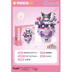 KEEPPLEY K20845 20845 KEM ỐC QUẾ SANRIO GIÒN bộ đồ chơi xếp lắp ráp ghép mô hình SANRIO CHARACTERS 128 khối