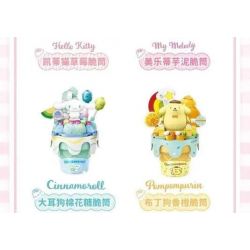 KEEPPLEY K20845 20845 KEM ỐC QUẾ SANRIO GIÒN bộ đồ chơi xếp lắp ráp ghép mô hình SANRIO CHARACTERS 128 khối