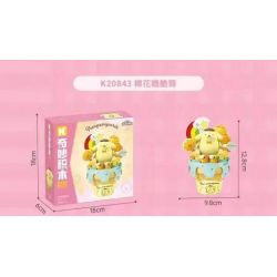 KEEPPLEY K20845 20845 KEM ỐC QUẾ SANRIO GIÒN bộ đồ chơi xếp lắp ráp ghép mô hình SANRIO CHARACTERS 128 khối