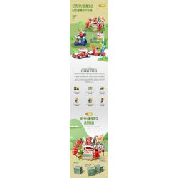 JP 96007 LỊCH DU RV bộ đồ chơi xếp lắp ráp ghép mô hình 413 khối