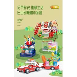 JP 96007 LỊCH DU RV bộ đồ chơi xếp lắp ráp ghép mô hình 413 khối