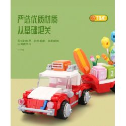 JP 96007 LỊCH DU RV bộ đồ chơi xếp lắp ráp ghép mô hình 413 khối