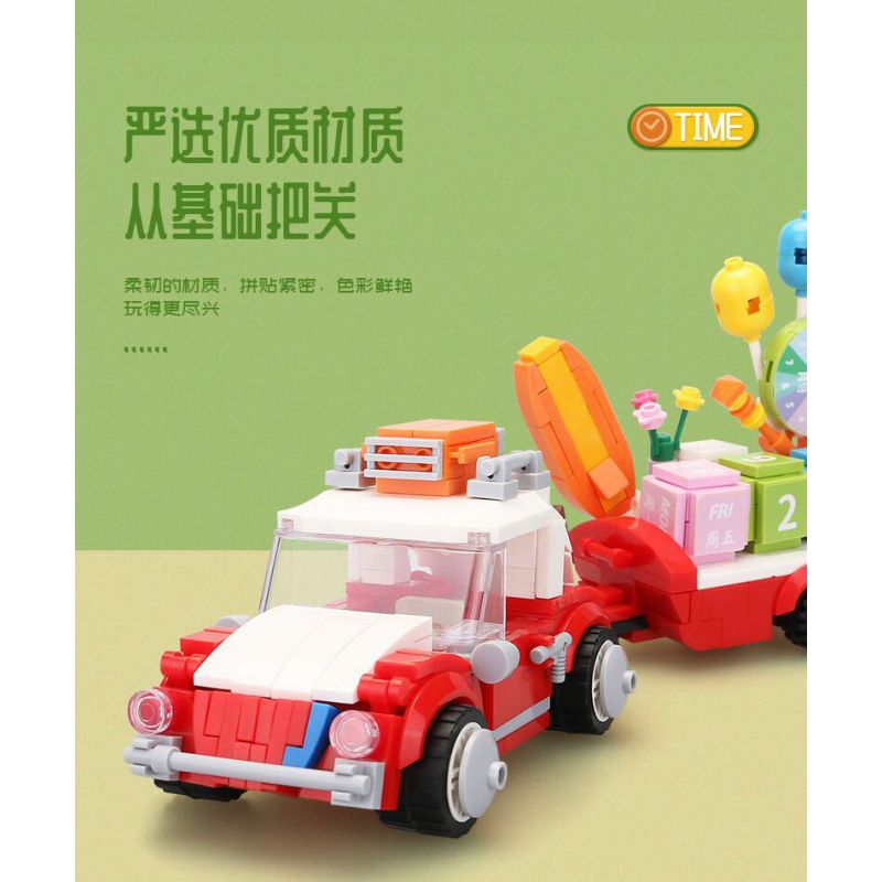 JP 96009 TÌM MỘT LỊCH THÚ VỊ bộ đồ chơi xếp lắp ráp ghép mô hình 420 khối