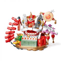 JP 96010 NHẬN LỊCH ĐÁNH THỨC RICH LION bộ đồ chơi xếp lắp ráp ghép mô hình 419 khối