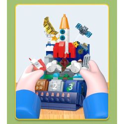 JP 96010 NHẬN LỊCH ĐÁNH THỨC RICH LION bộ đồ chơi xếp lắp ráp ghép mô hình 419 khối