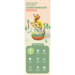 JP 33003 DAPENG DANG RỘNG ĐÔI CÁNH HỘP NHẠC bộ đồ chơi xếp lắp ráp ghép mô hình 434 khối