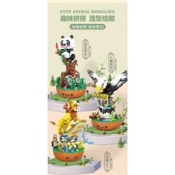 JP 33003 DAPENG DANG RỘNG ĐÔI CÁNH HỘP NHẠC bộ đồ chơi xếp lắp ráp ghép mô hình 434 khối