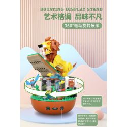 JP 33003 DAPENG DANG RỘNG ĐÔI CÁNH HỘP NHẠC bộ đồ chơi xếp lắp ráp ghép mô hình 434 khối